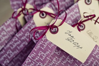Small surprise bags for the guests of a children's birthday party