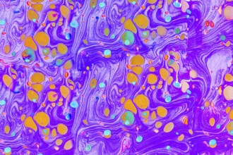 Traditional Ottoman Turkish abstract marbling art patterns as background