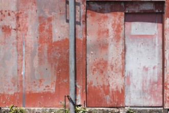Urban steel wall texture grunge background