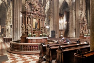 Stephansdom Cathedral in Stephansplatz Vienna Austria