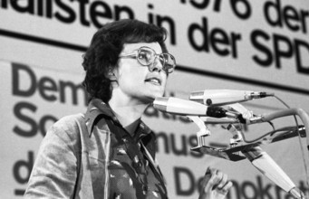 The Federal Congress of the Young Socialists in the SPD (Jusos) on 26 March 1976 in Dortmund