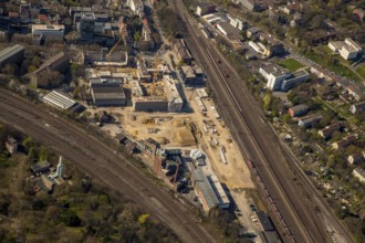 Bochum Construction site of the new Bochum Justice Centre, city centre, Fiege Brewery