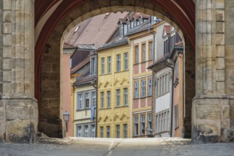Bamberg Deutschland, Stadtsilhouette am Alten Rathaus Altes Rathaus