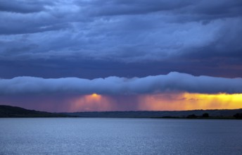 Prairie Storm Clouds Canada Saskatchewan Dramatic Sunset