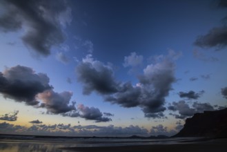 Evening atmosphere, beach near Famara, Lanzarote