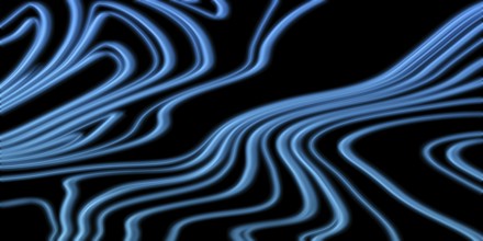 Neon Glow blue lines on a dark background, Glowing background
