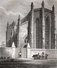 Trinity College Church, Edinburgh, Scotland, 19th century, Views in Edinburgh by J. & H. S. Storer