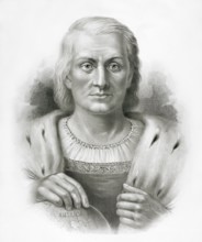 Christopher Columbus, 1451, 1506, Italian navigator, digitally optimized
