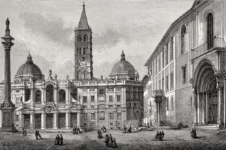 The Basilica di Santa Maria Maggiore, Rome, Italy, 19th Century, Europe
