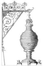 Historical illustration from the 19th Century, 1881, German Renaissance style, 16th century, old