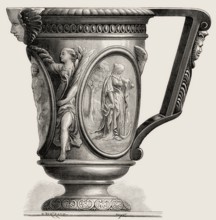 Hanap by Bernard Palissy, French Huguenot potter, 16th century