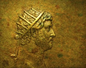 Hadrian or Publius Aelius Hadrianus Augustus, 76 - 138, Roman emperor, digitally edited