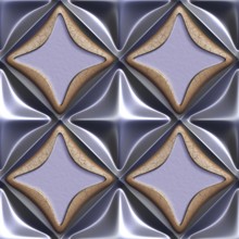 3d seamless tileable decorative background pattern