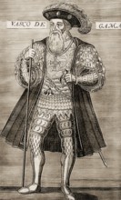 Vasco da Gama, c. 1460s – 1524, Portuguese explorer, digitally edited