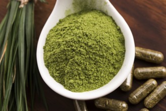 Young barley graß Detox superfood
