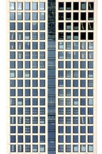Abstract window façade