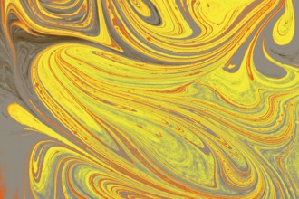 Ebru marble effect surface pattern design for print