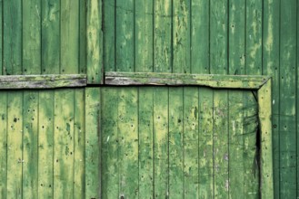 Old wooden door