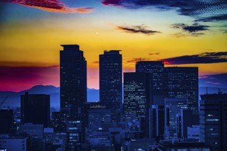 Sunset from the Nagoya TV Tower. Shooting Location: Aichi Prefecture, Nagoya City