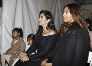 Vanessa Bryant, Natalia Diamante Bryant, Capri Kobe Bryant and Bianka Bella Bryant at Kobe Bryant