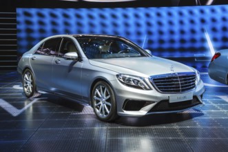 FRANKFURT - SEPT 21: Mercedes-Benz S63 AMG presented as world premiere at the 65th IAA