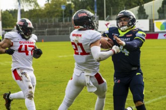 European League of Football, ELF/ Game : Helvetic Guards at Stuttgart Surge on 03. Sept. 2023, in