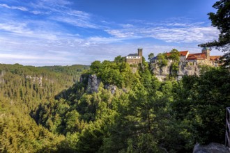 View of Hohnstein Castle Saxony