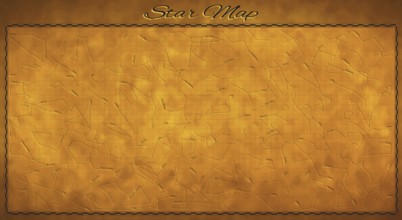 High detailed Star Map with names of constellations