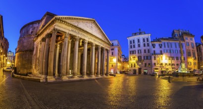 Italy, Rome, Pantheon. Night shot Austria, Europe