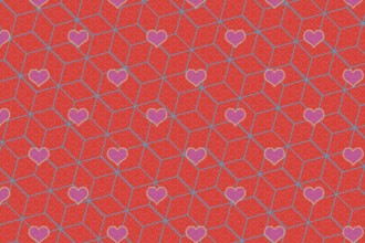 Valentine's Day template with heartsfor banners, inviations, advertisements, cards