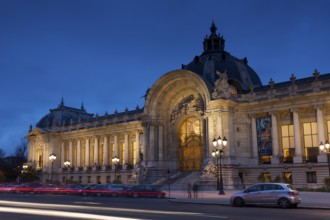 The facade of the Petit Palais, Museum of Fine Arts, Avenue Winston Churchill, Paris, Ile de