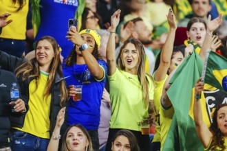 BRISBANE, AUSTRALIA, JULY 29: Fans as Brazil plays France at the FIFA Women's World Cup Australia