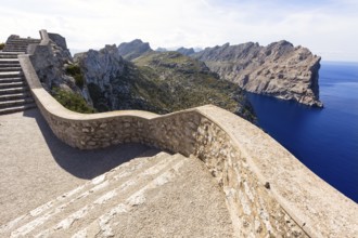 Majorca mirador Formentor Cape in Mallorca island of spain