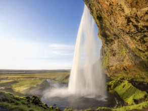 Seljalandsfoss waterfall, South Iceland, Iceland, Europe