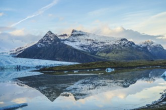 Iceland Fjallsárlón glacier lake. Shooting Location: Iceland, Reykjavik