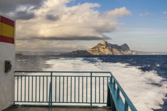 Landscape View of Gibraltar, Spain's South Coast
