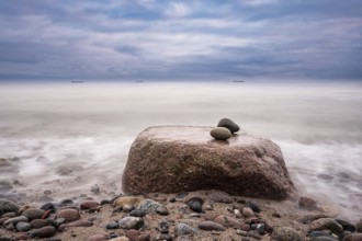 Stones on the coast of the Baltic Sea