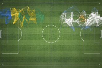 Saint Vincent and the Grenadines vs Argentina Soccer Match, national colors, national flags, soccer