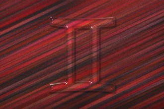 Gemini zodiac sign, red background, Horoscope Astrology background, Gemini