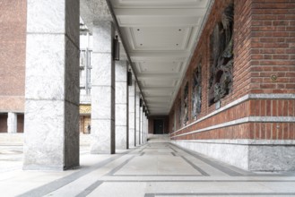 Oslo, Norway, August 11, 2019: Oslo City Hall. It houses the city council. It is the seat of the