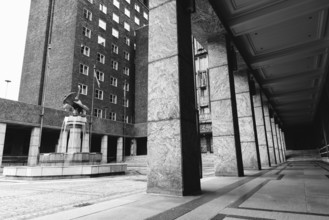 Oslo, Norway, August 11, 2019: Oslo City Hall. It houses the city council. It is the seat of the