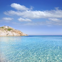 Majorca Cala Mesquida beach in Mallorca Balearic Islands of Spain