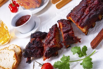 BBQ replacement ribs from a charcoal grill