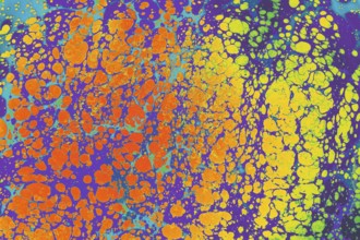 Abstract marbling floral pattern for fabric, tile design. background texture