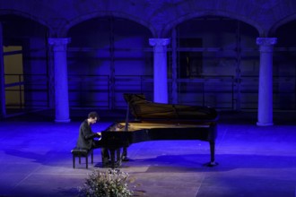 Can Çakmur, solo piano concert, Brahms Pollença festival, Majorca, Balearic Islands, Spain, Europe