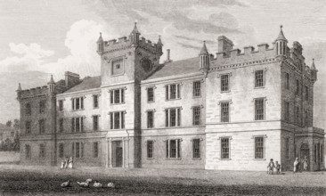 Gillespie Crescent, Gillespie's Hospital, Edinburgh, Scotland, 19th century, Views in Edinburgh by