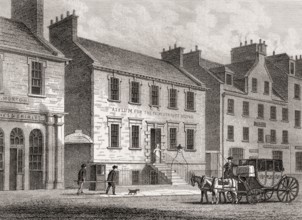The Blind Asylum, Edinburgh, Scotland, 19th century, Views in Edinburgh by J. & H. S. Storer, 1820
