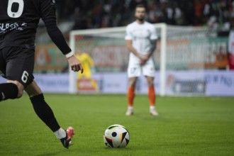 LUBIN, POLAND - MARCH 1, 2025: Football match between KGHM Zaglebie Lubin vs Piast Gliwice. One