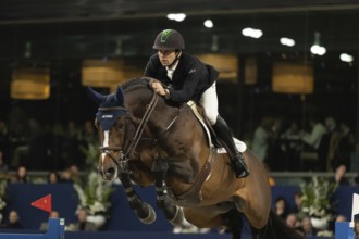 Marlon Modolo Zanotlli of Brazil competes in 1.60m FEI Jumping World Cup at Jumping Amsterdam in