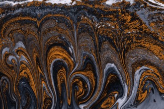 Ebru marble effect pattern design for print